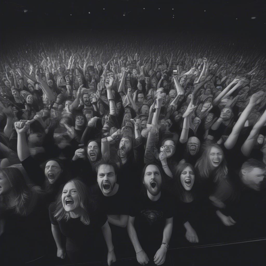 Skillet Fans at a Concert