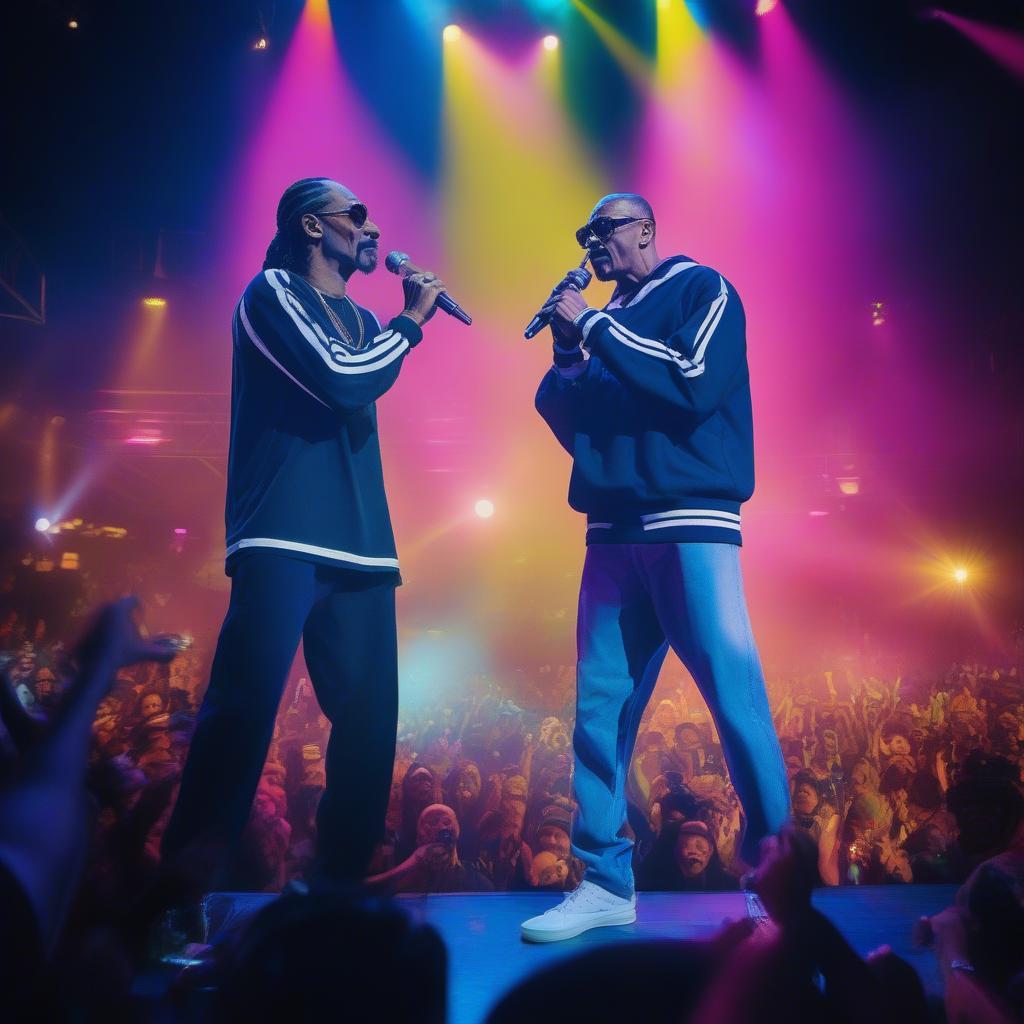 Snoop Dogg and Dr. Dre Performing Together