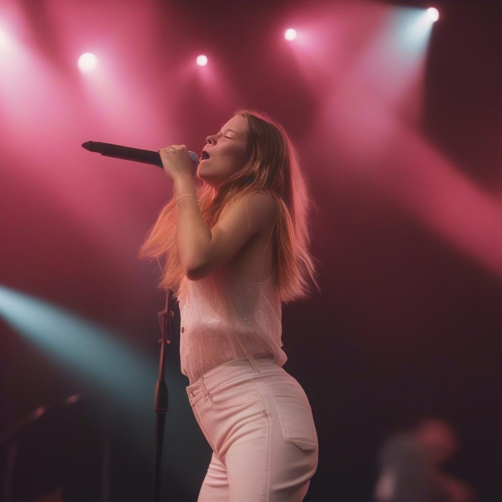 Maggie Rogers performing live