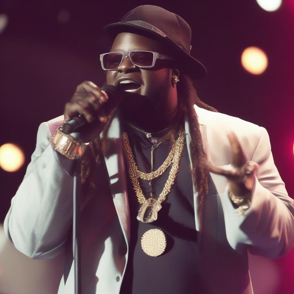 T-Pain performing in 2007