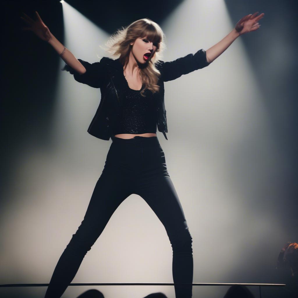 Taylor Swift performing I Knew You Were Trouble