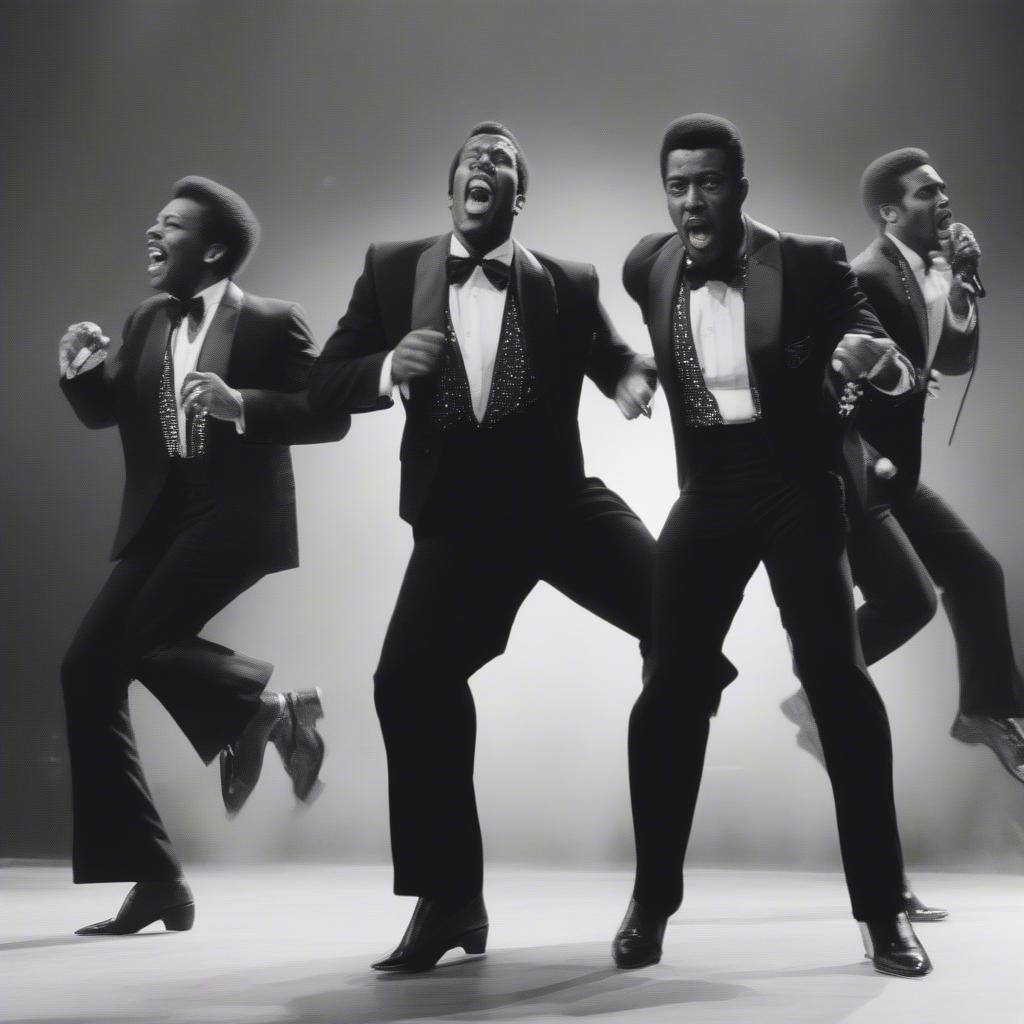 The Temptations performing Ain't Too Proud to Beg