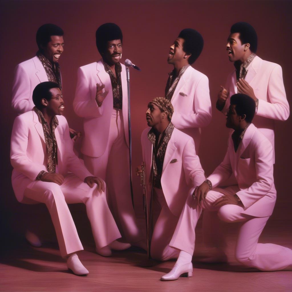 The Temptations performing Cloud Nine