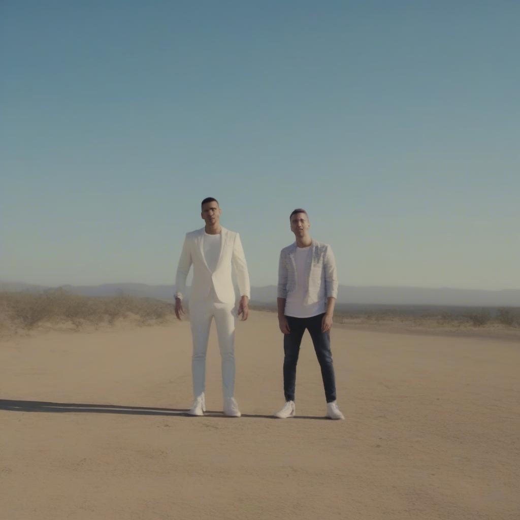 Afrojack and Wrabel in "Ten Feet Tall" Music Video