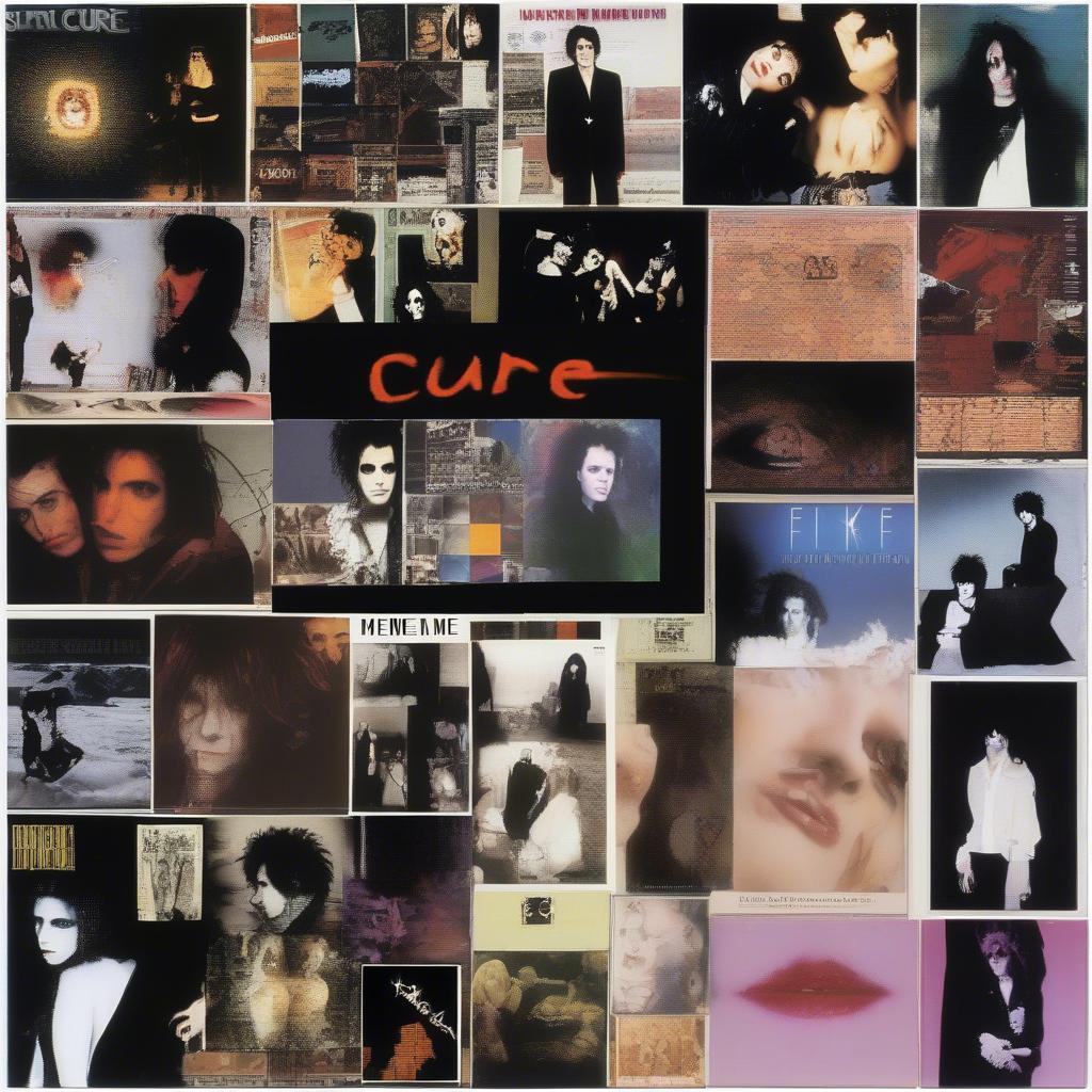 Iconic album covers of The Cure