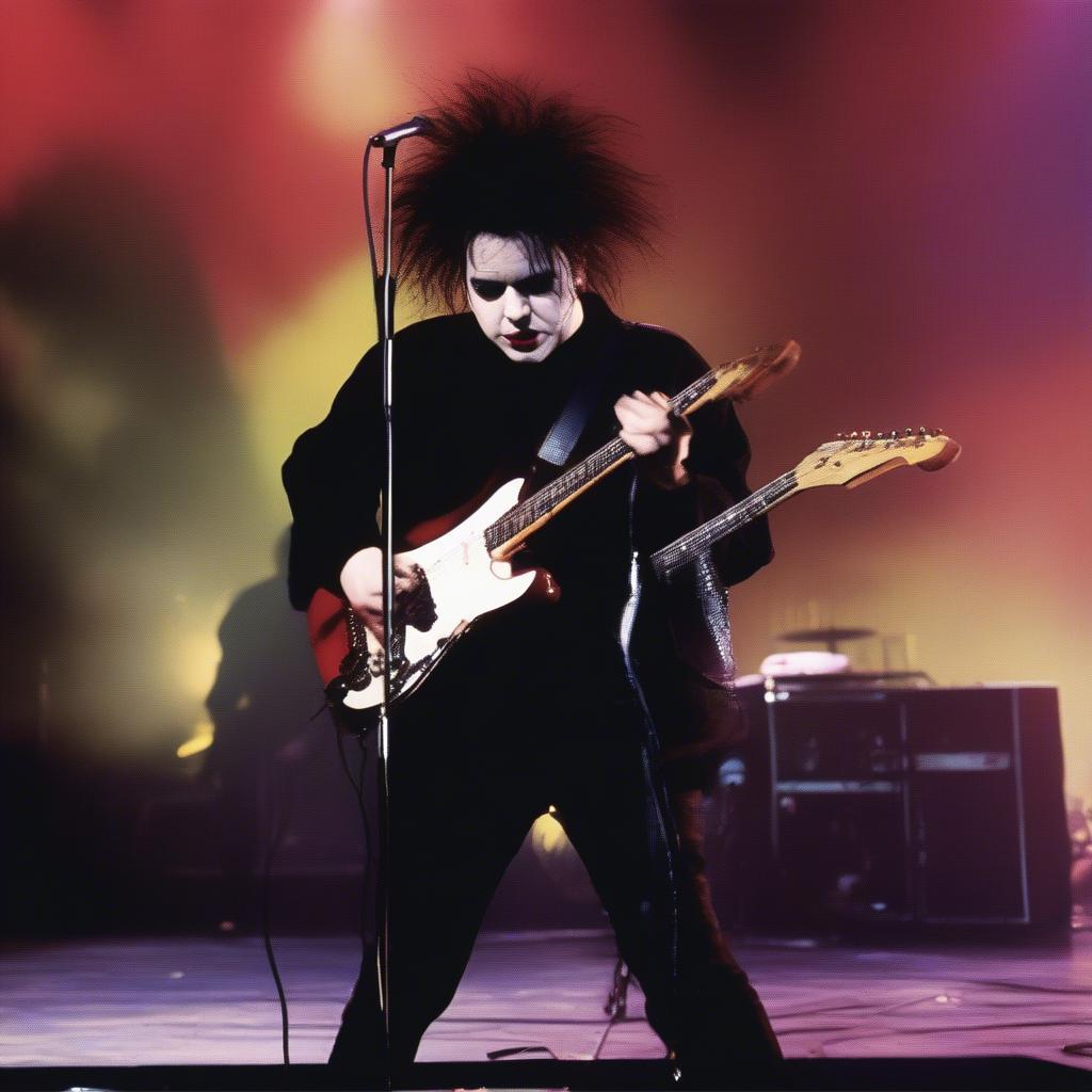 The Cure performing Boys Don't Cry live