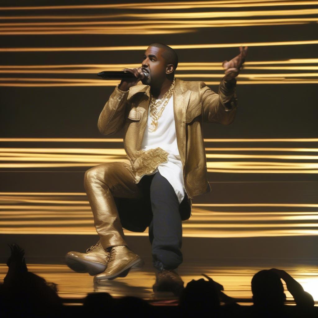 Kanye West Performing "Gold Digger"