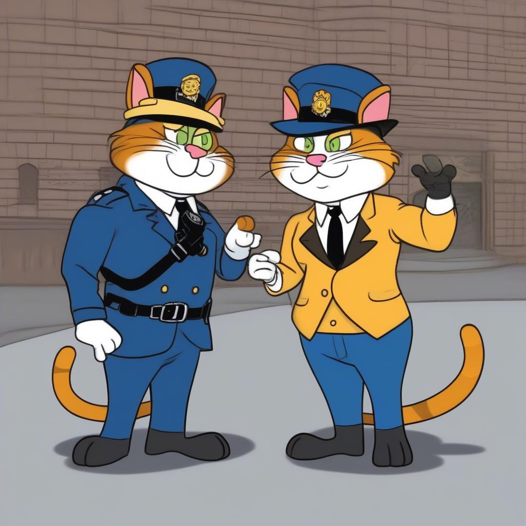 Top Cat and Officer Dibble