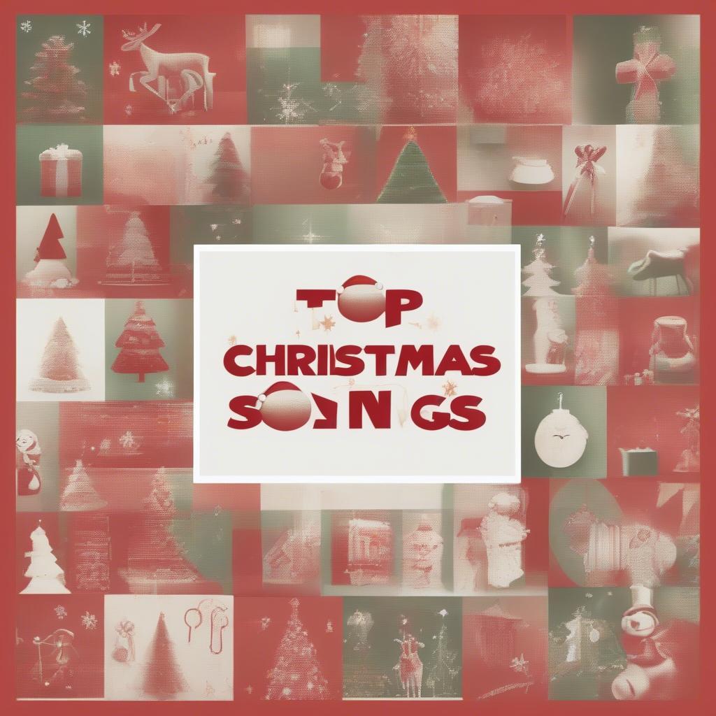 Top Christmas Songs Playlist on a Streaming Service