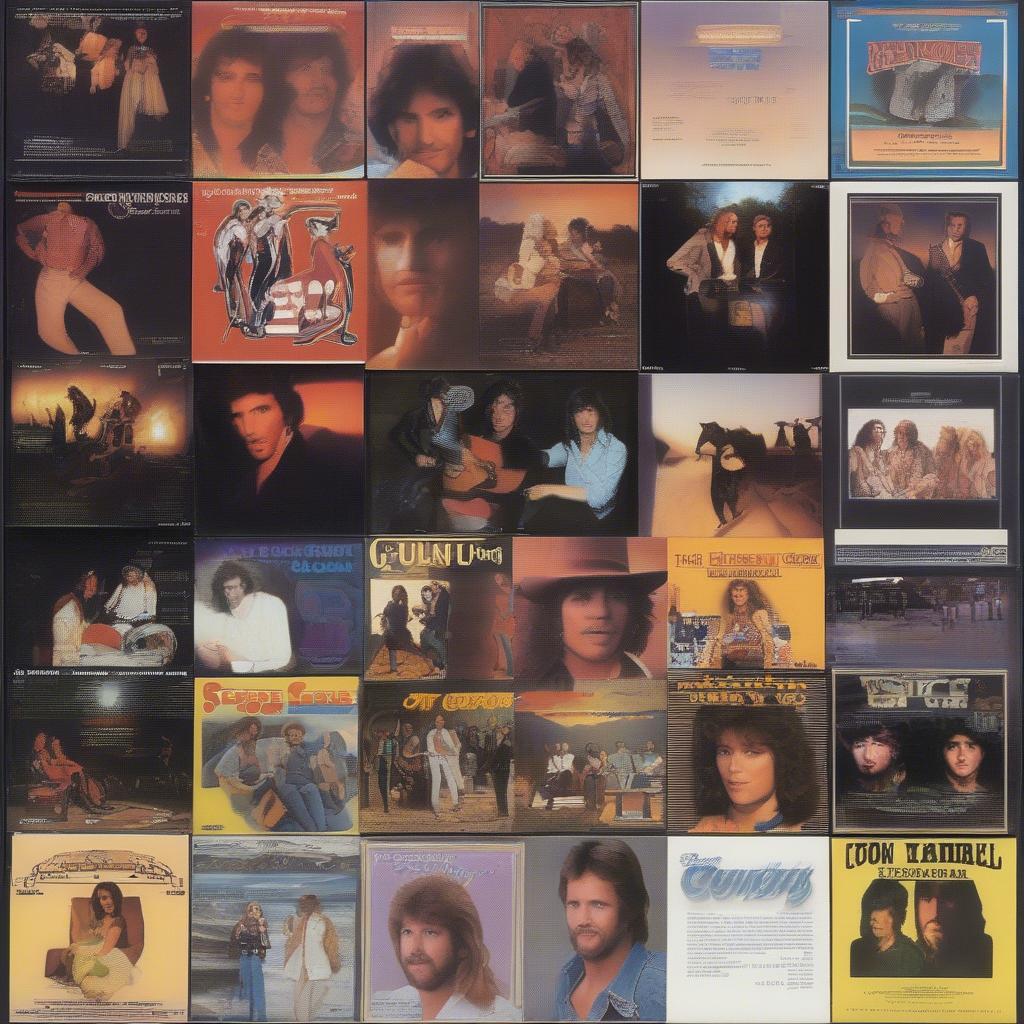 1982 Top Country Song Album Covers