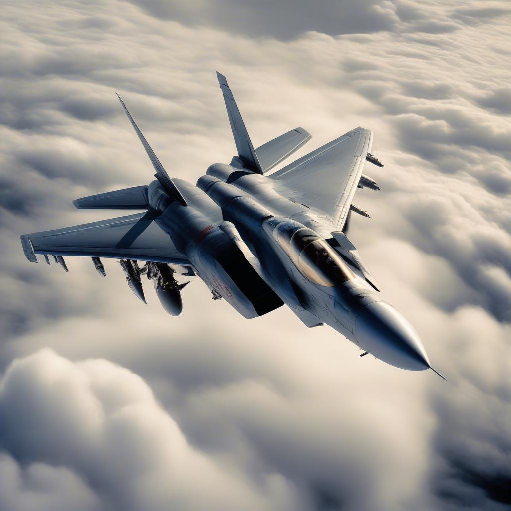 F-14 Tomcat Soaring Through the Sky