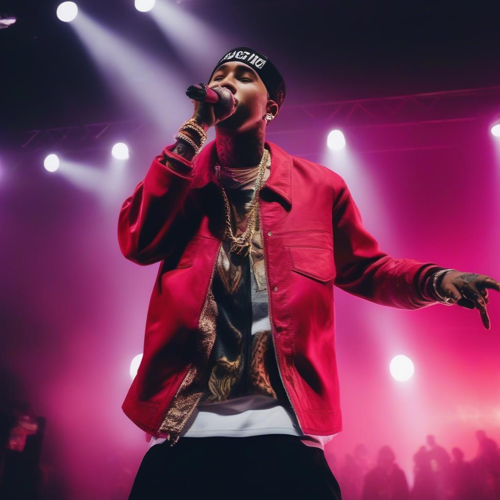 Tyga Performing Live