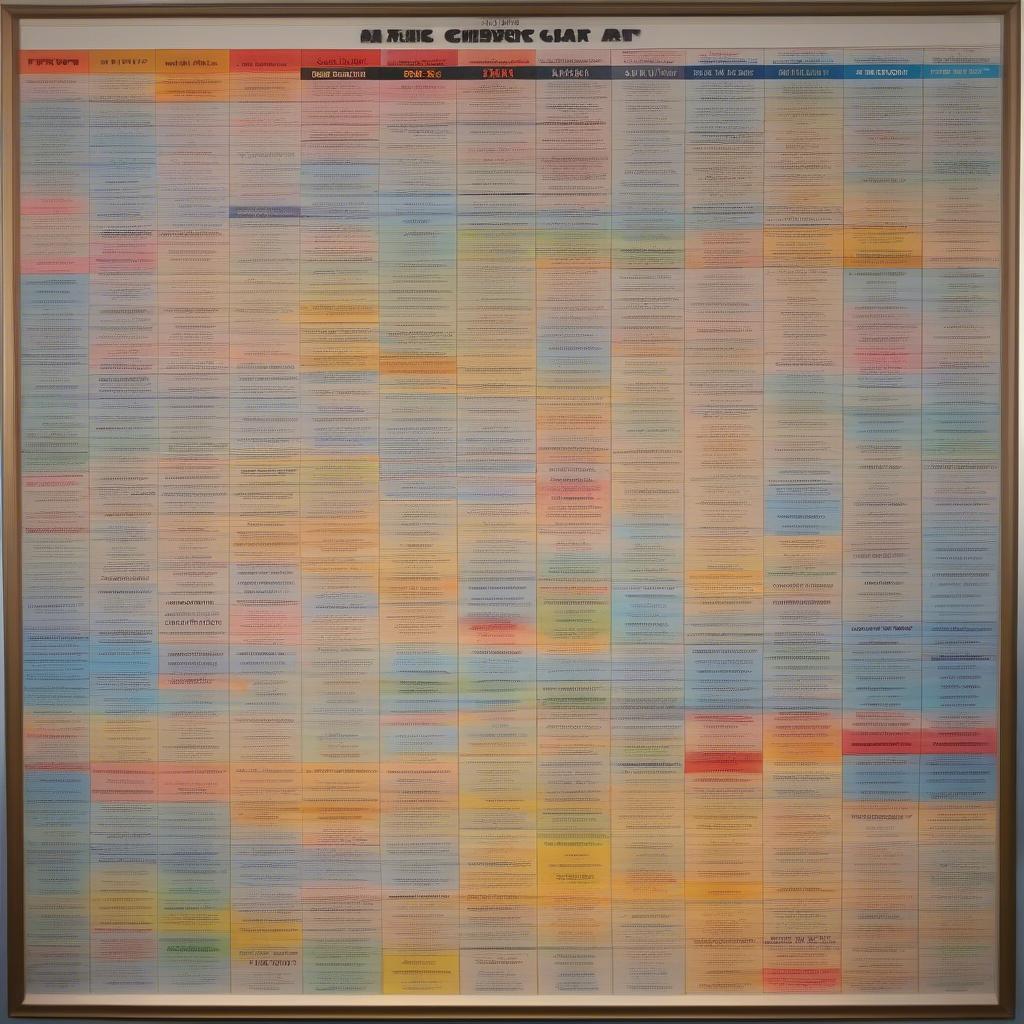 UK Top Charts 1969 - A representation of a UK singles chart from 1969, showcasing the top hits of the year.