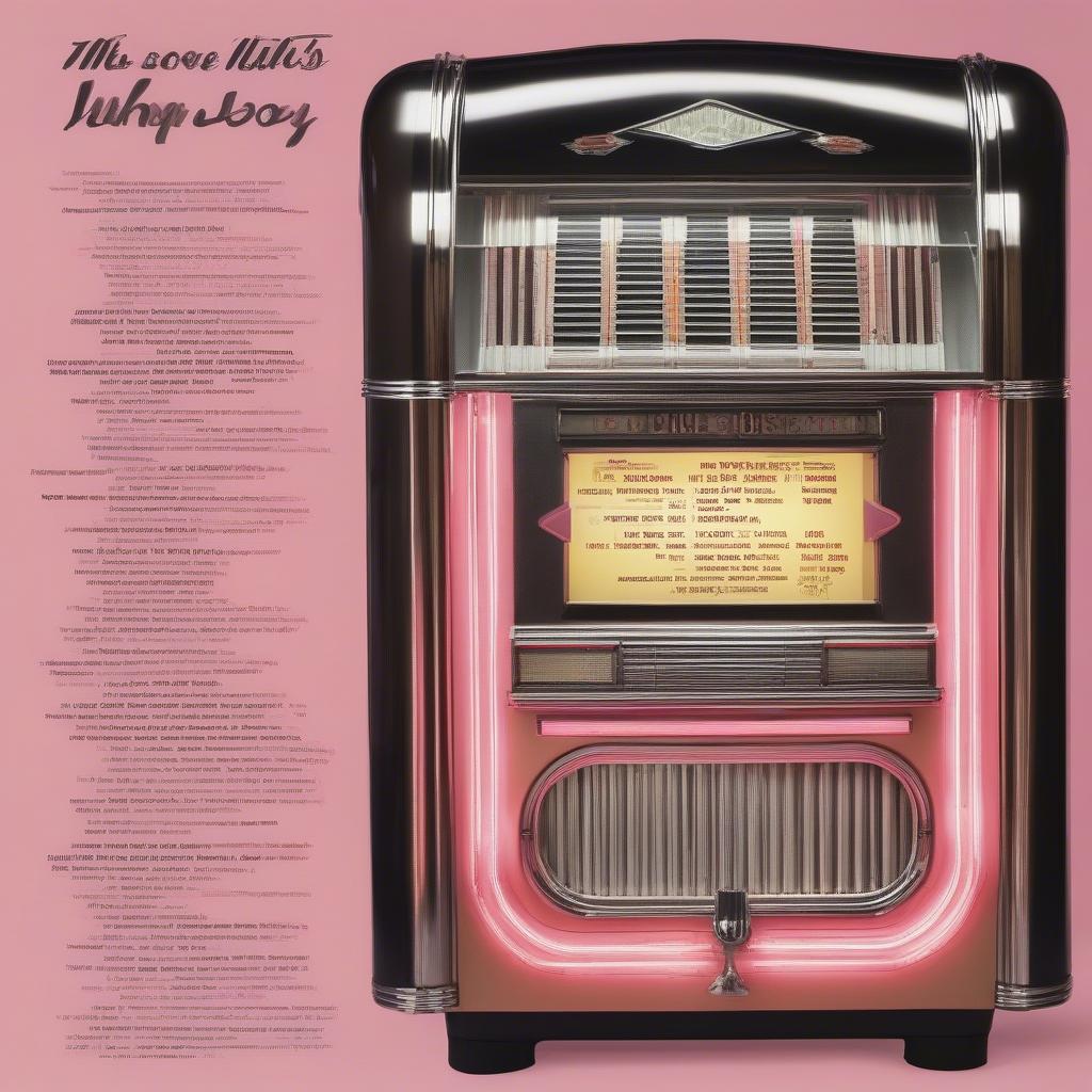 Jukebox Playing 1950s Music