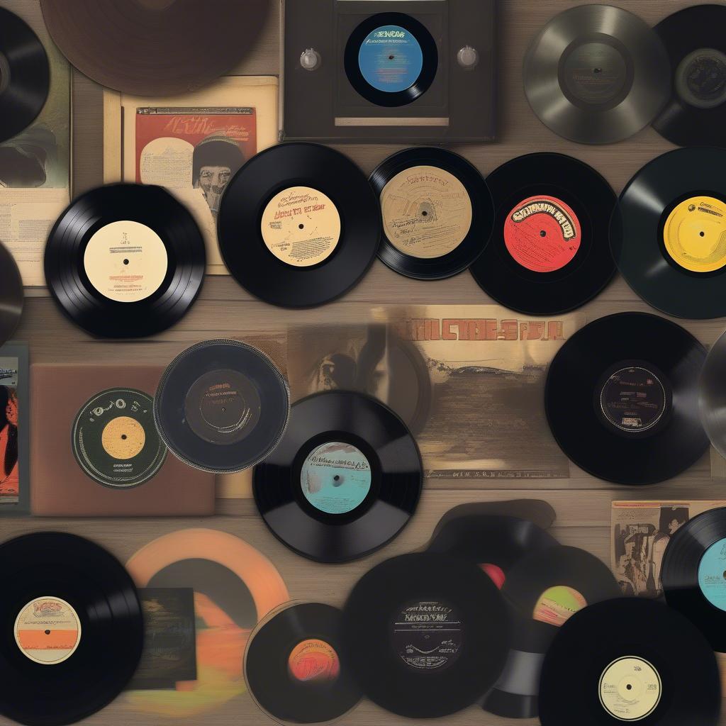 Vintage Vinyl Record Collection