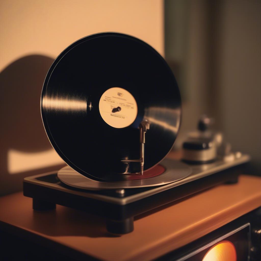 Vinyl Record Player in 1976