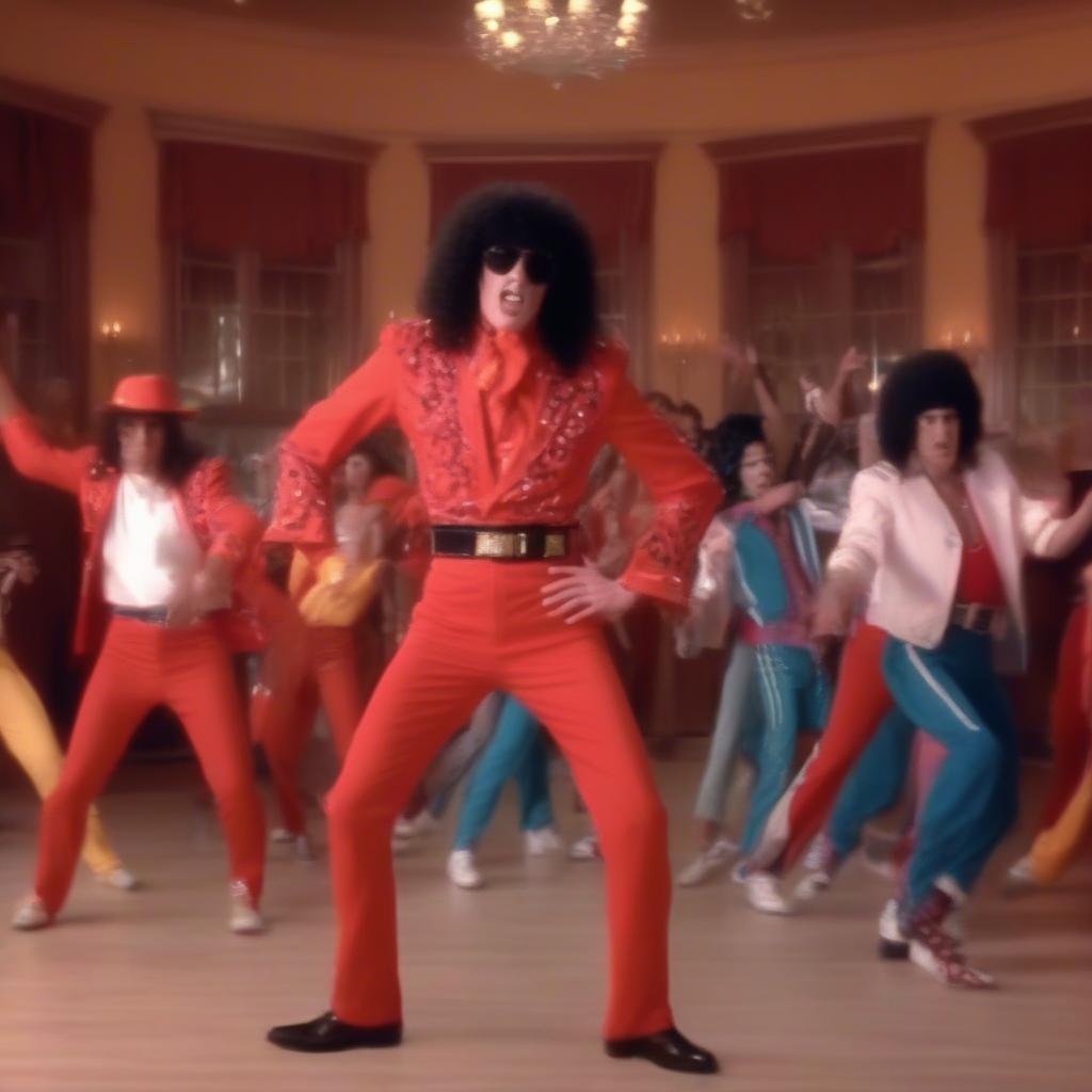 Weird Al in the "Eat It" Video