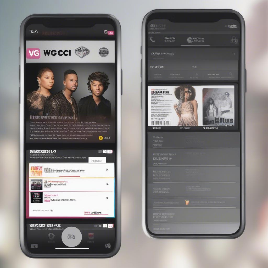 Accessing WGCI's Top Songs on Mobile