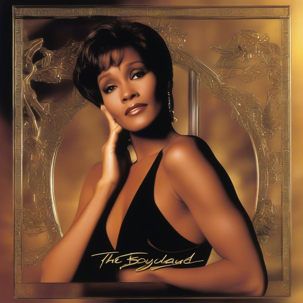 Whitney Houston's "The Bodyguard" Soundtrack Album Cover