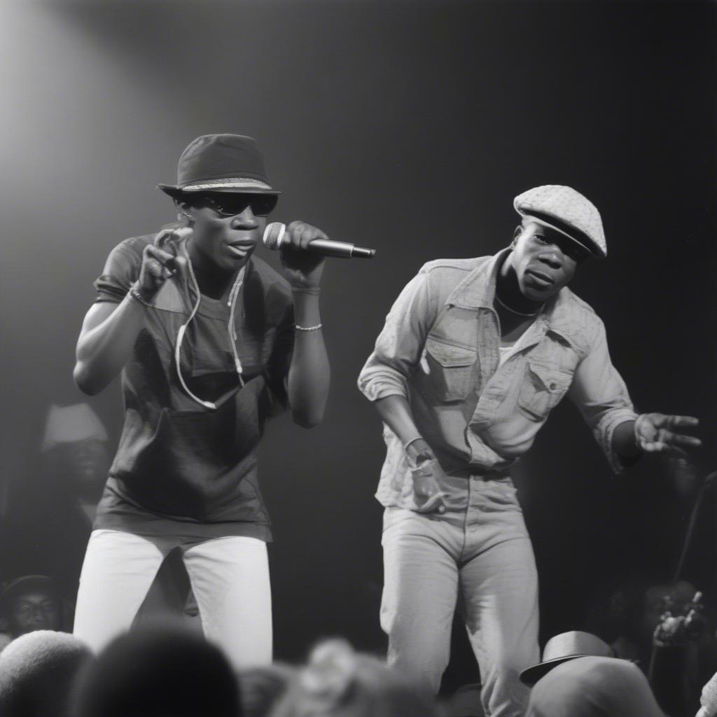 Yellowman and Barrington Levy in 1980