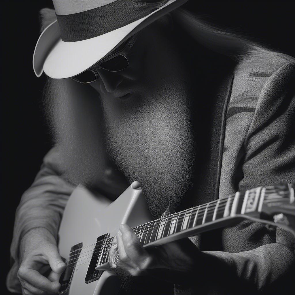 Billy Gibbons Playing Guitar on Doubleback