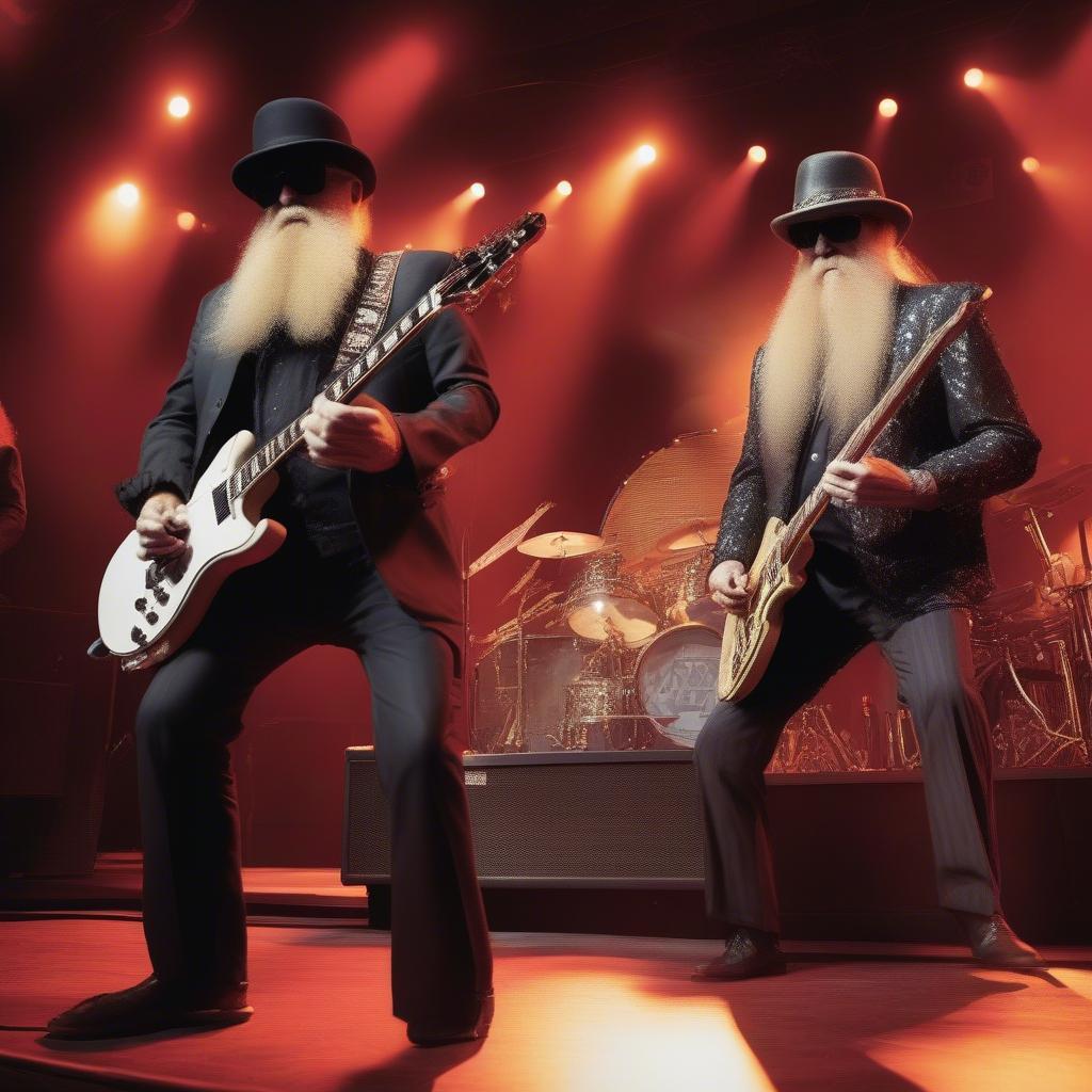 ZZ Top Performing Live