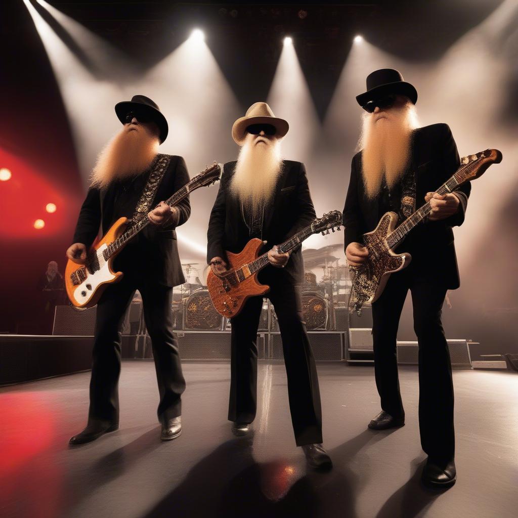 ZZ Top Performing Live